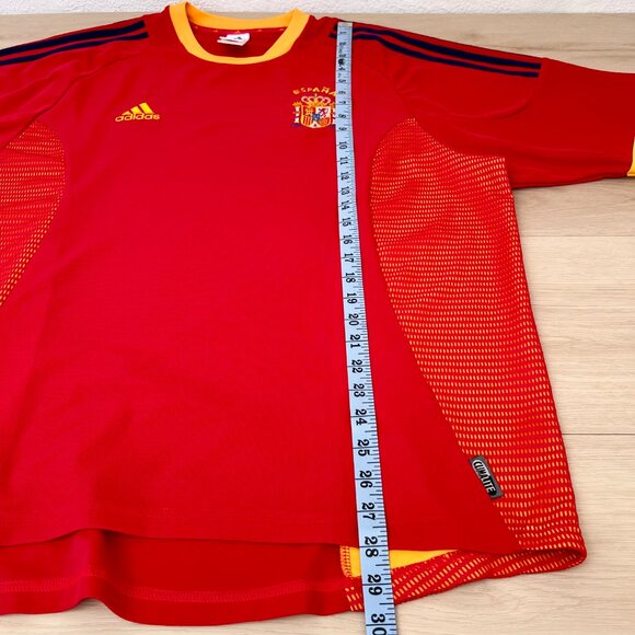 Vintage Adidas 2002 España National Soccer Jersey Home Kit XL / Rare Collectible - Picture 16 of 16